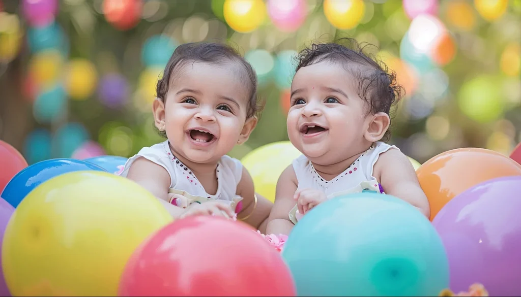 two babies in a ball pit
101 Beautiful Indian Twin Names Starting with ‘B’ for Your Boy and Girl