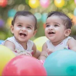 two babies in a ball pit 101 Beautiful Indian Twin Names Starting with ‘B’ for Your Boy and Girl