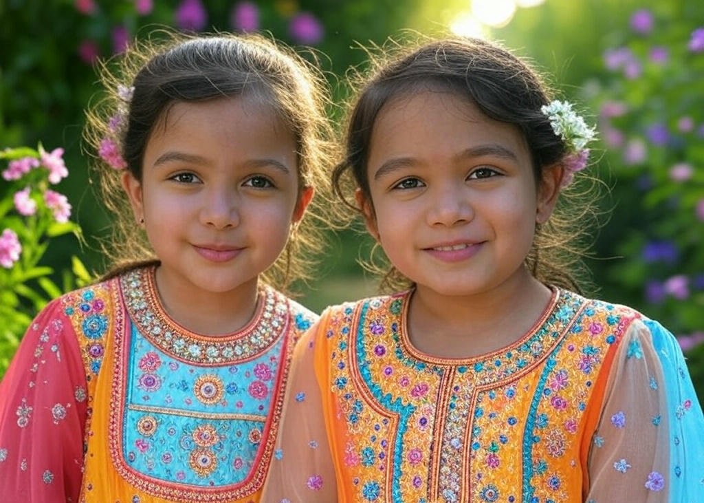 indian girls twins