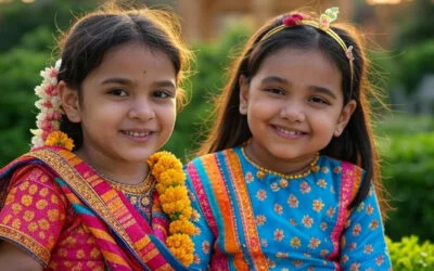 twin baby girl indian