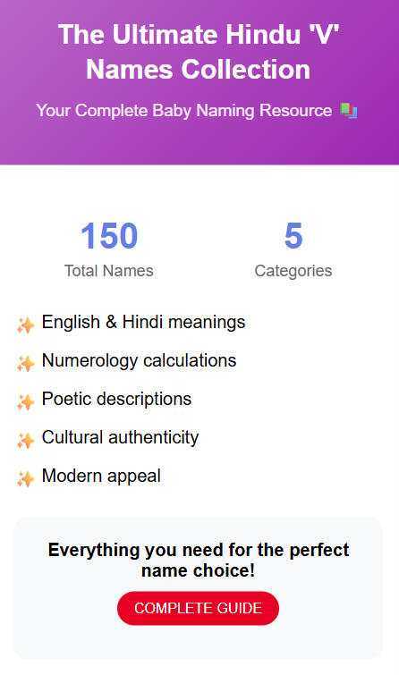 750 Girl Baby Names Starting with V with Numerology [First Time on Internet]