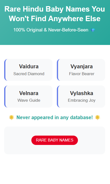 750 Girl Baby Names Starting with V with Numerology [First Time on Internet]