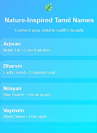 1500 Tamil Baby Boys Names [First Time on Internet]