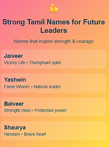 1500 Tamil Baby Boys Names [First Time on Internet]