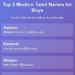 tamil baby boy names ideas