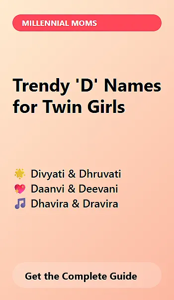 1500 Indian Twin Girl Names Starting with D