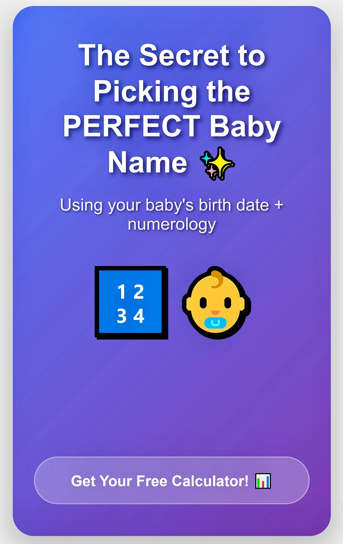 Perfect Baby Names by Birth Date (Numerology Secrets)
