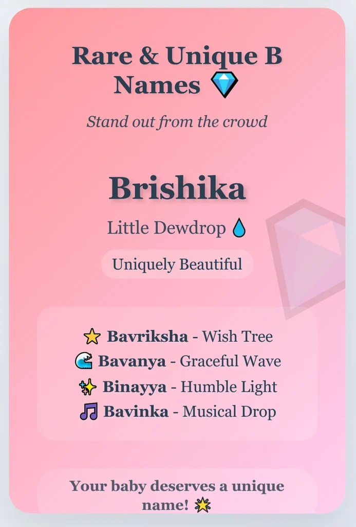 Indian Girl Baby Names Starting with B Numerology [1st Ever List Online]