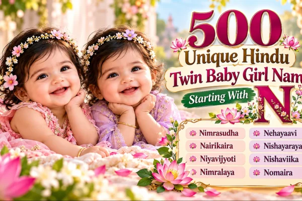 500 Unique Hindu Twin Baby Girl Names Starting With N